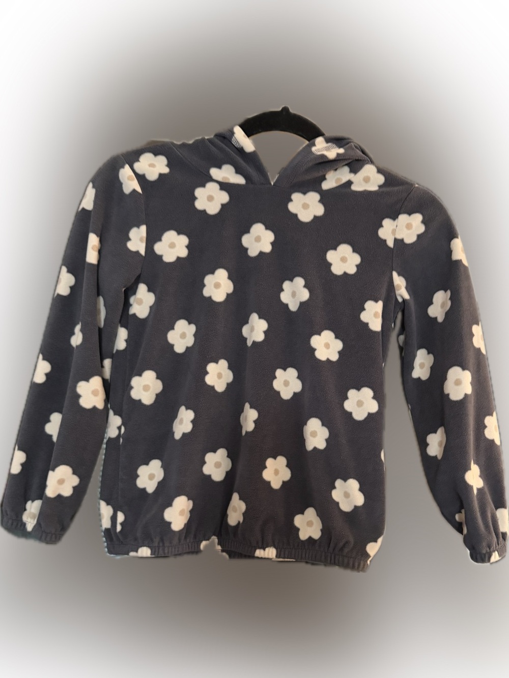 Carter's Navy Hoodie with White Floral Print